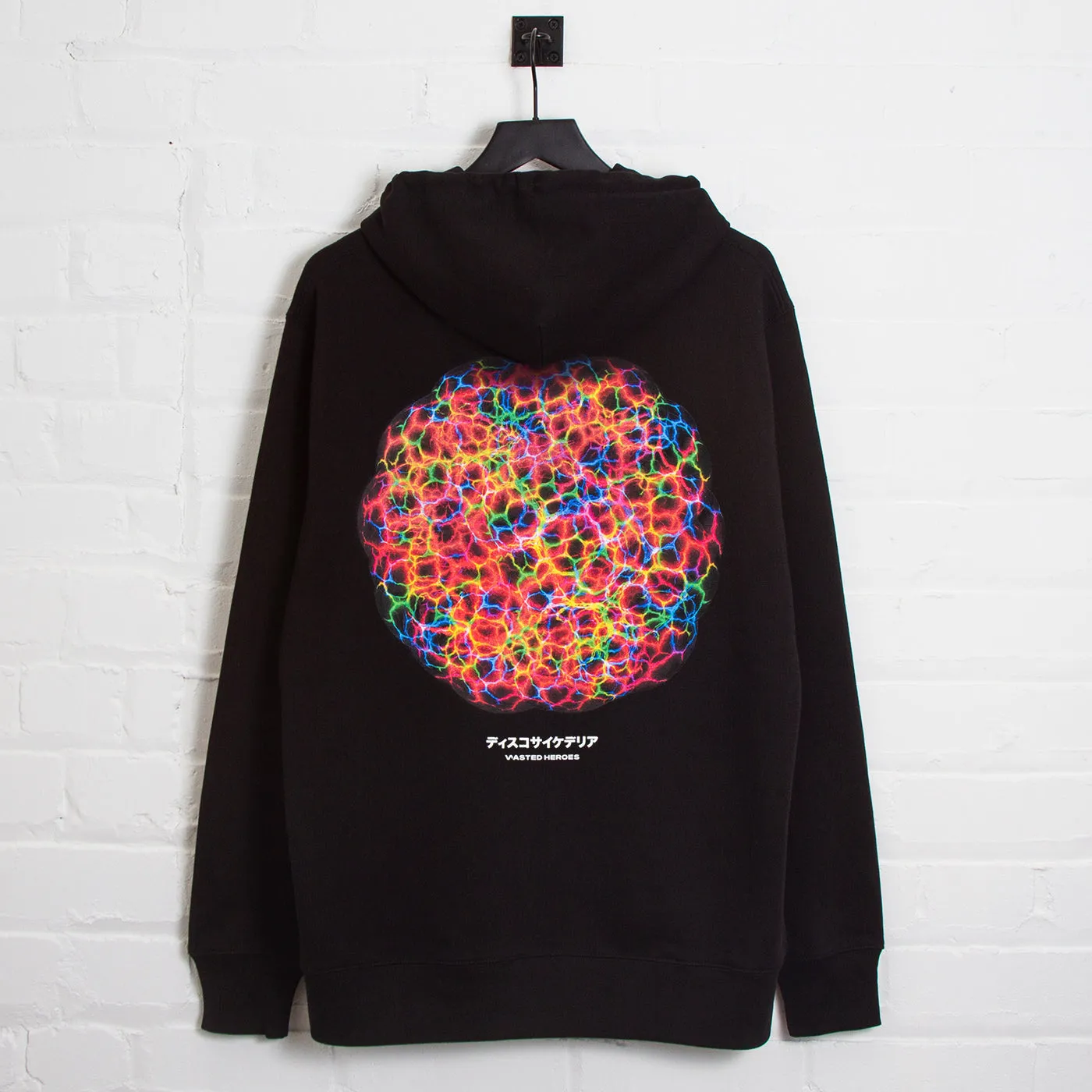 Short Orb 048 Disco Psychedelia - Pullover Hood - Black