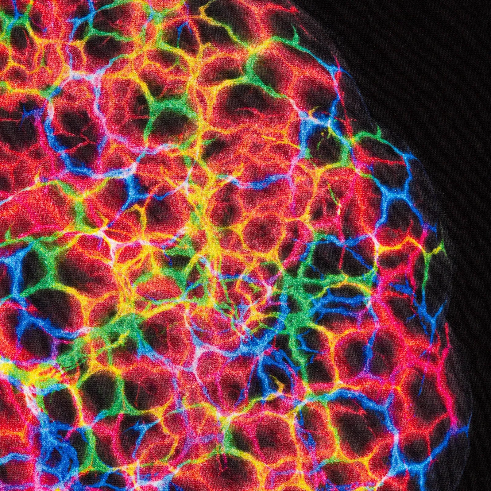 goes with skirts Orb 048 Disco Psychedelia - Pullover Hood - Black