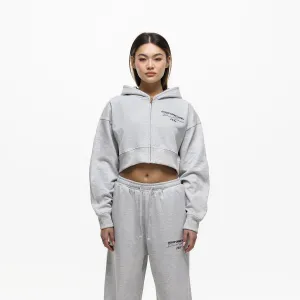 Dream Forever Grey Marl Zip Hoodie (Final Sale) Breathable Material