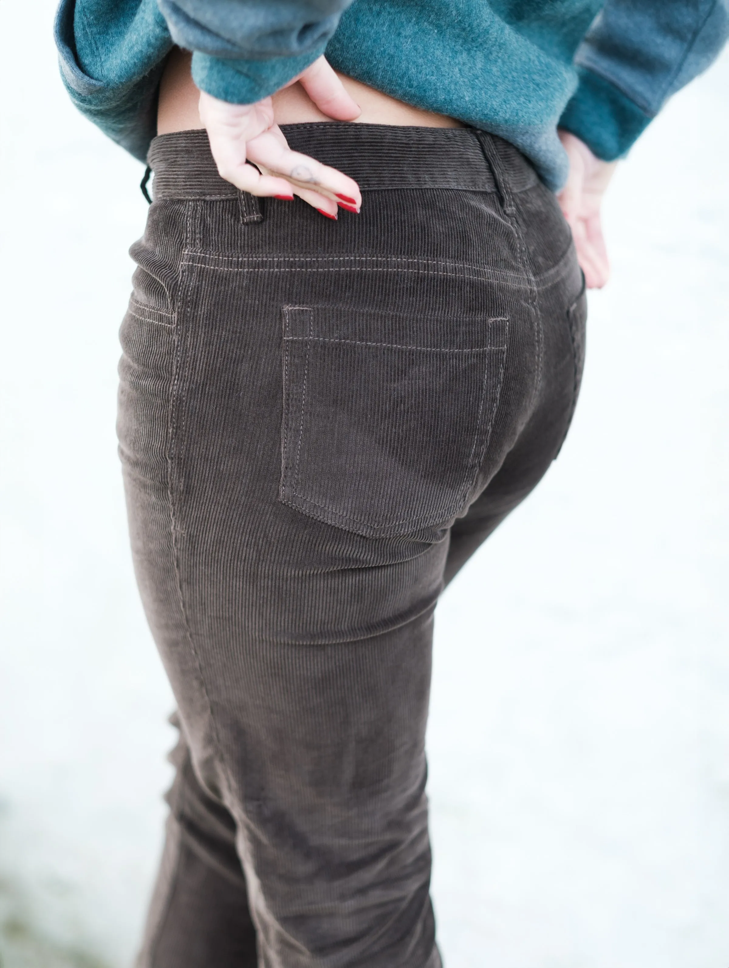 Women's Renney Corduroy Trouser Odor Control Treatment