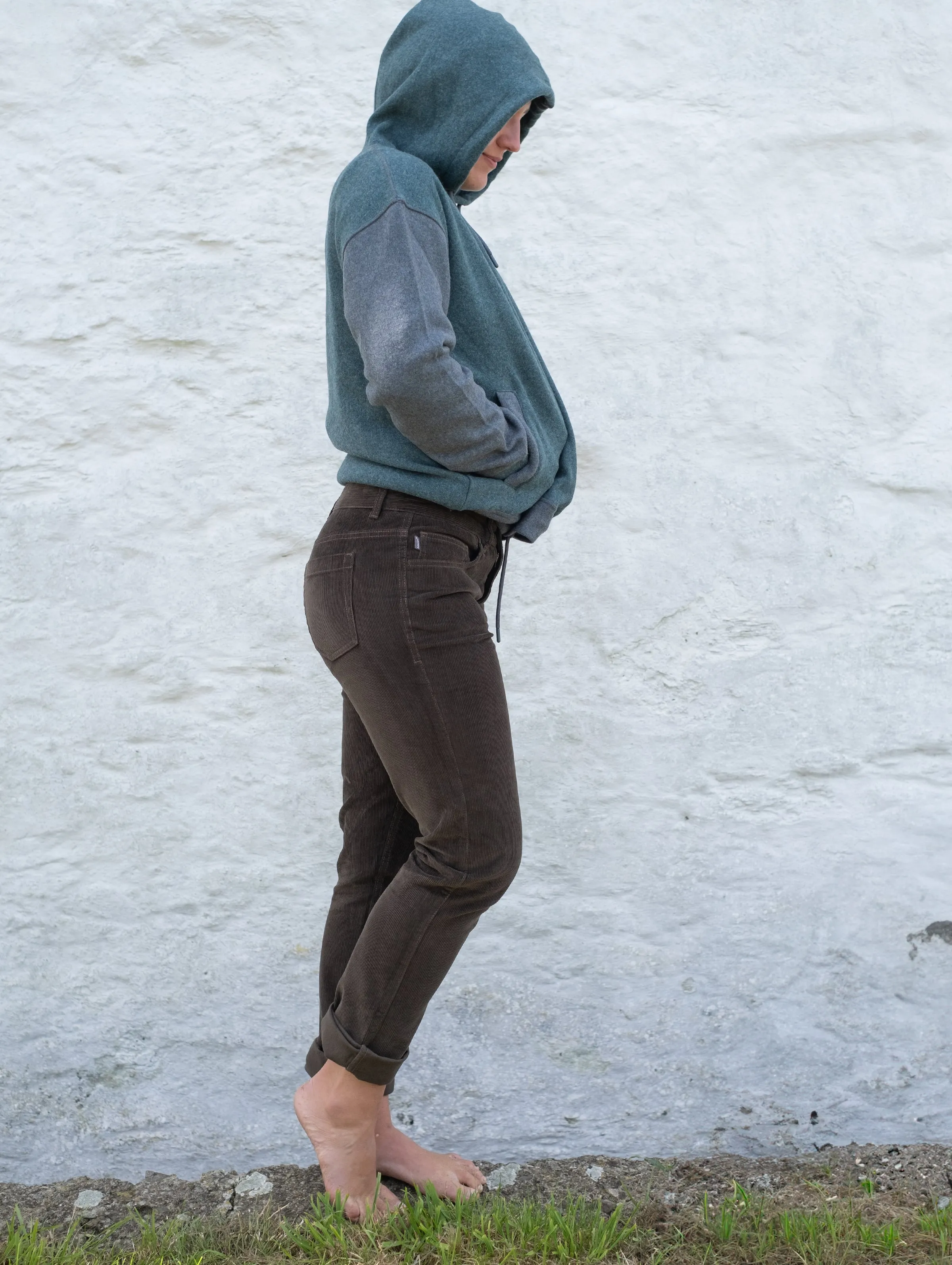 Comfort Stretch Weave Reinforced Stitching Details Women's Renney Corduroy Trouser