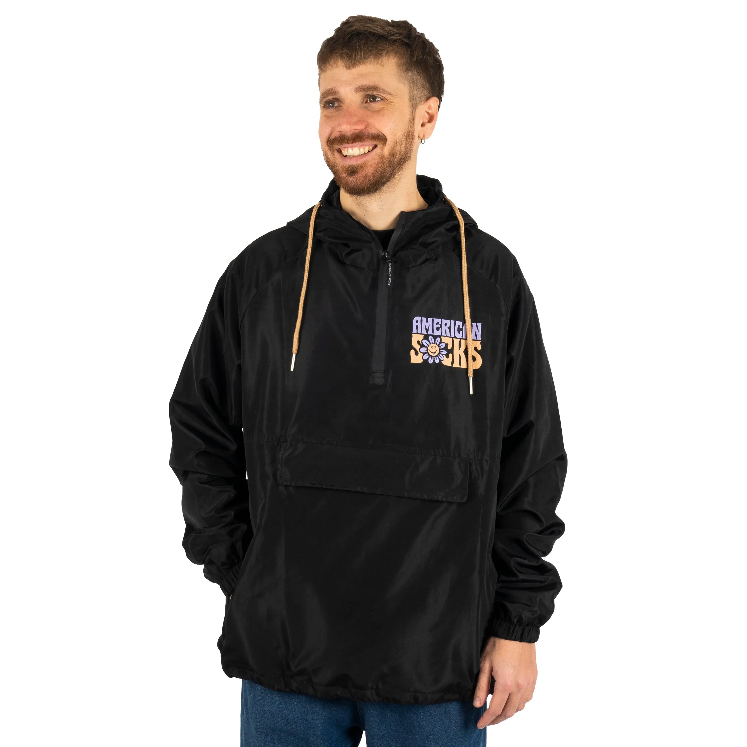 Multi Pocket Design Light Look The End is Near - Windbreaker