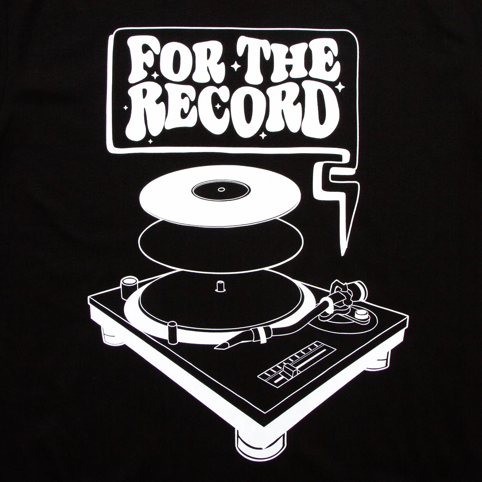 Turntable For The Record - Hood - Black Trendy Outfit