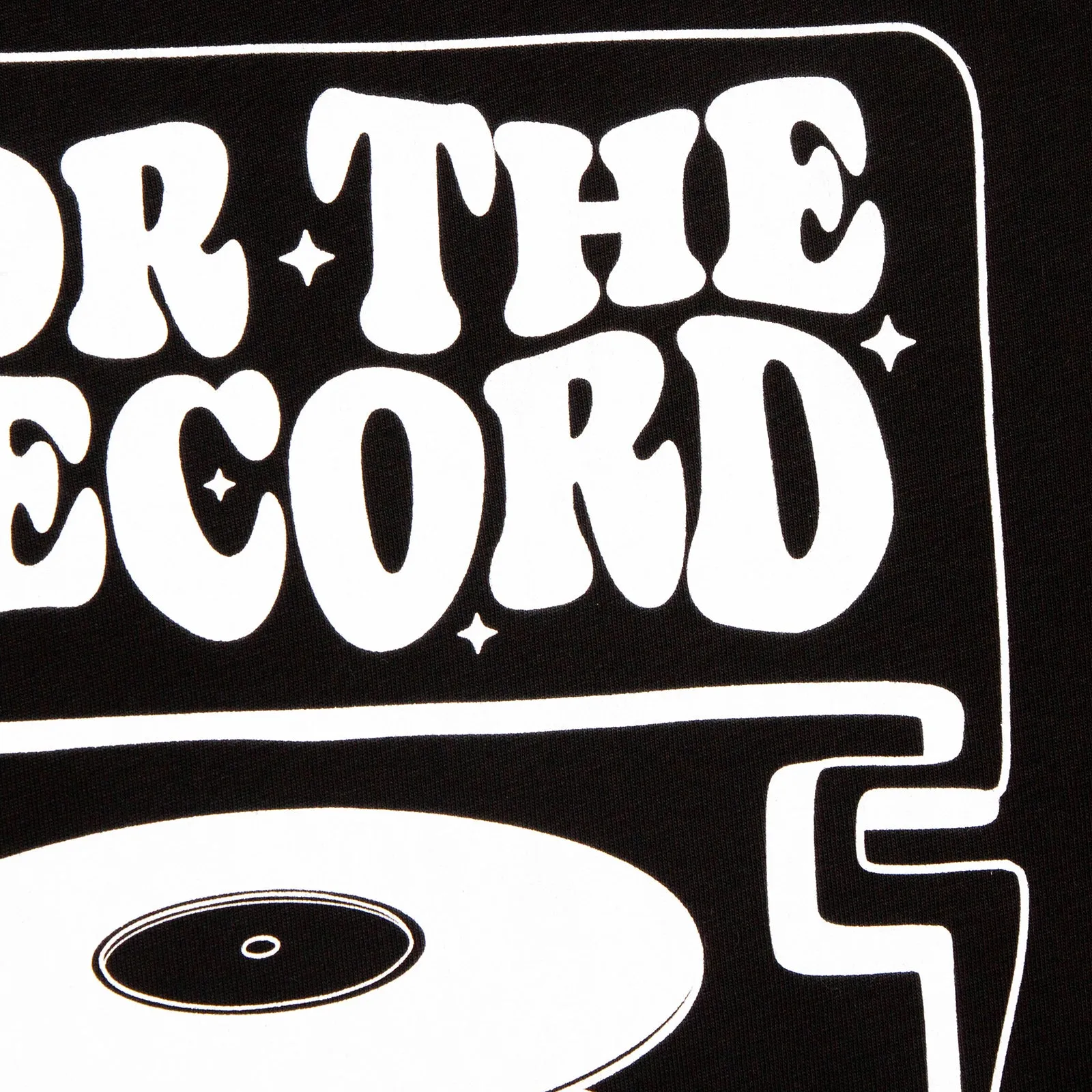 Turntable For The Record - Hood - Black Classic Hoodie