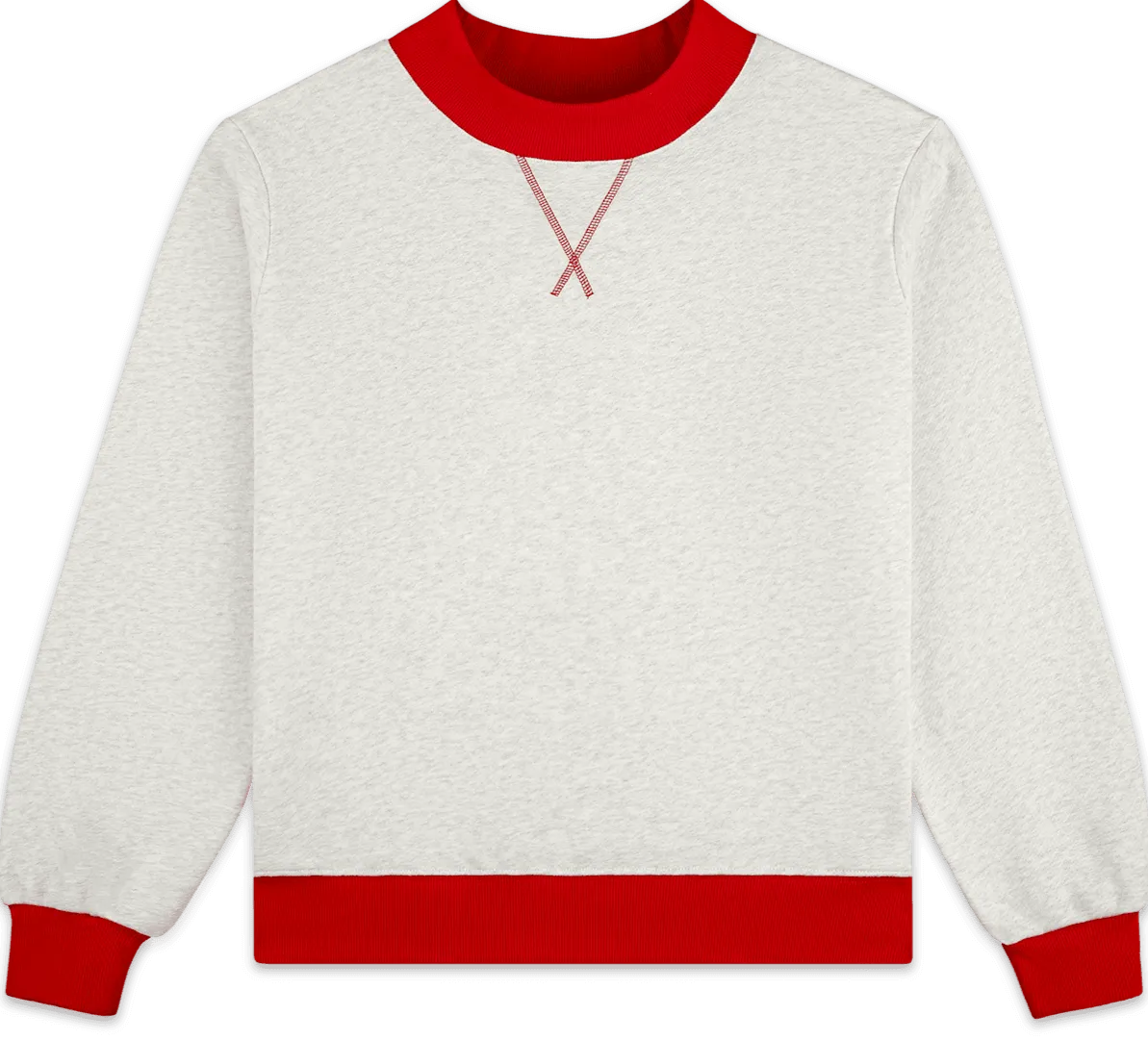 Stylish Two Tone Classic Mockneck