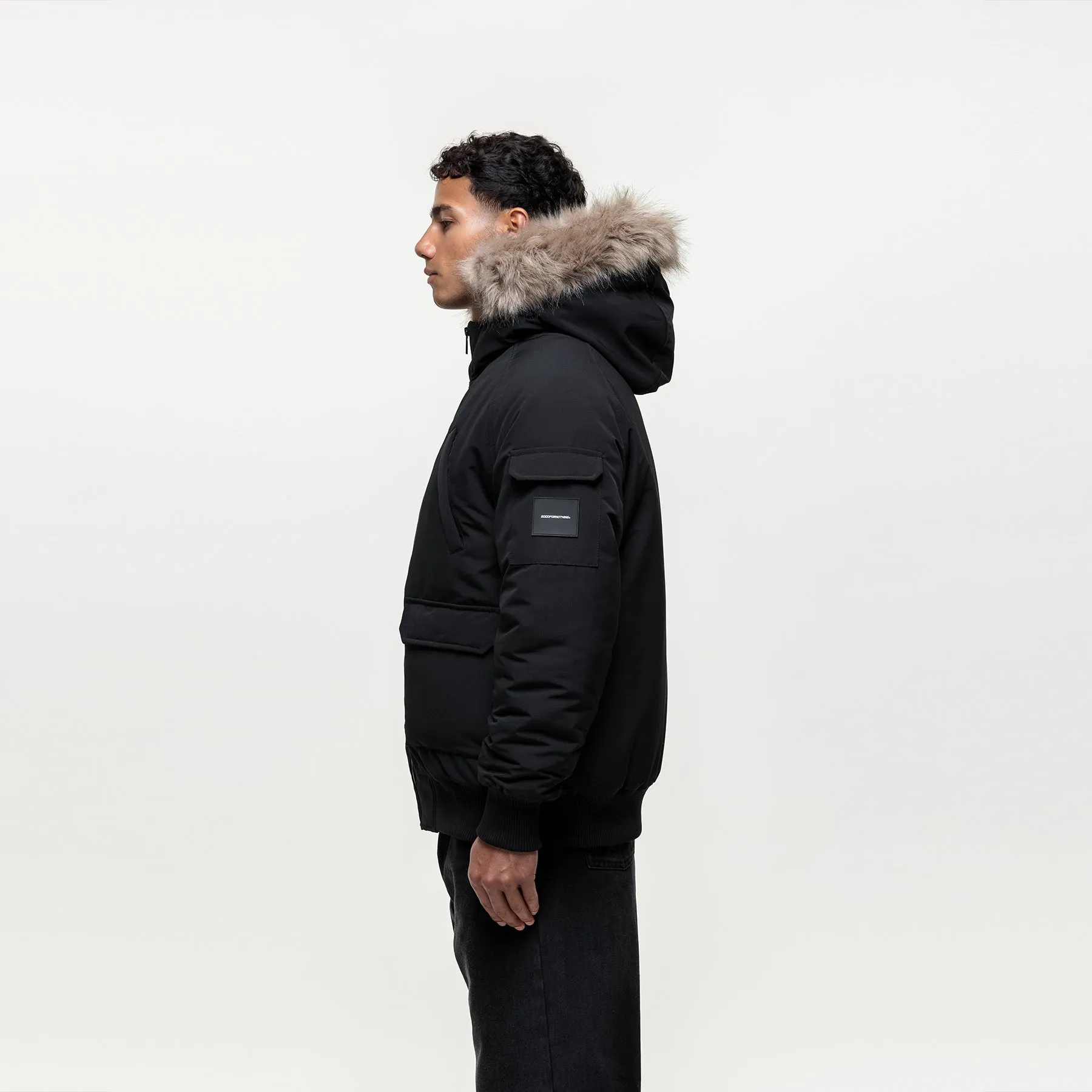 Quick Dry Performance Convertible styles Fortitude Black Parka Bomber