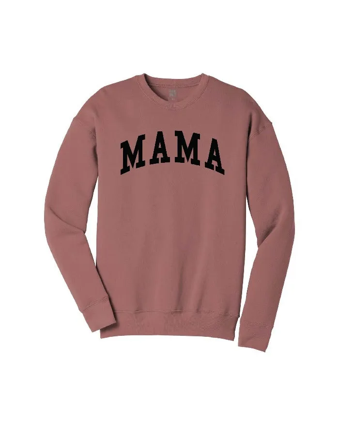 INK - MAMA Crewneck Sweatshirt - Mauve Unisex Apparel product watch punctuality