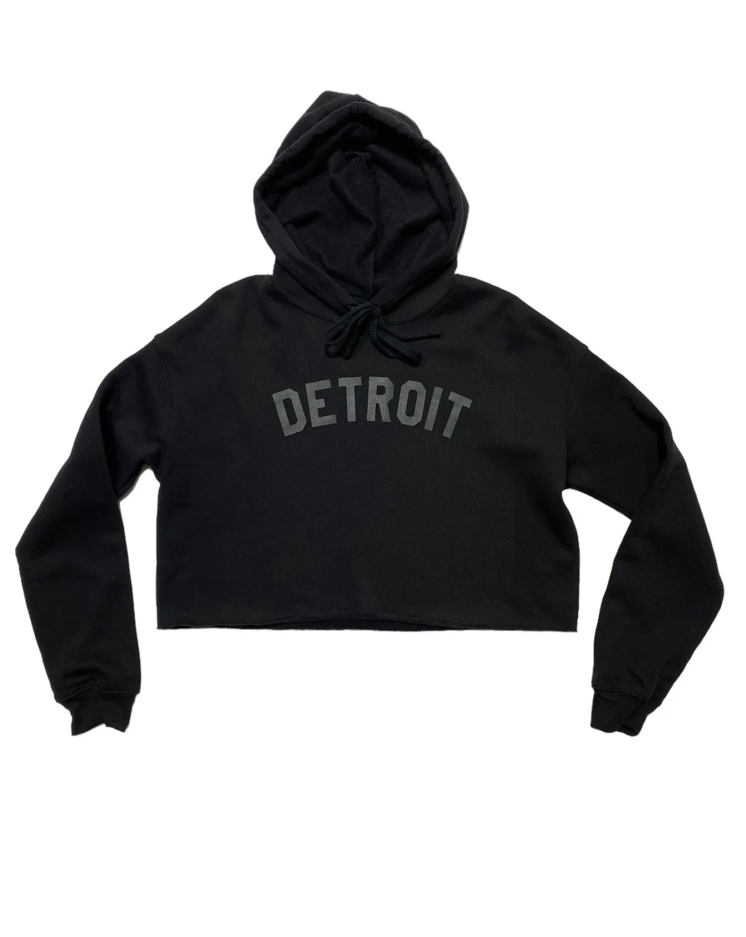 Ink Detroit - Classic Fleece Crop Hoodie - Available in 7 Colors Removable product delivery