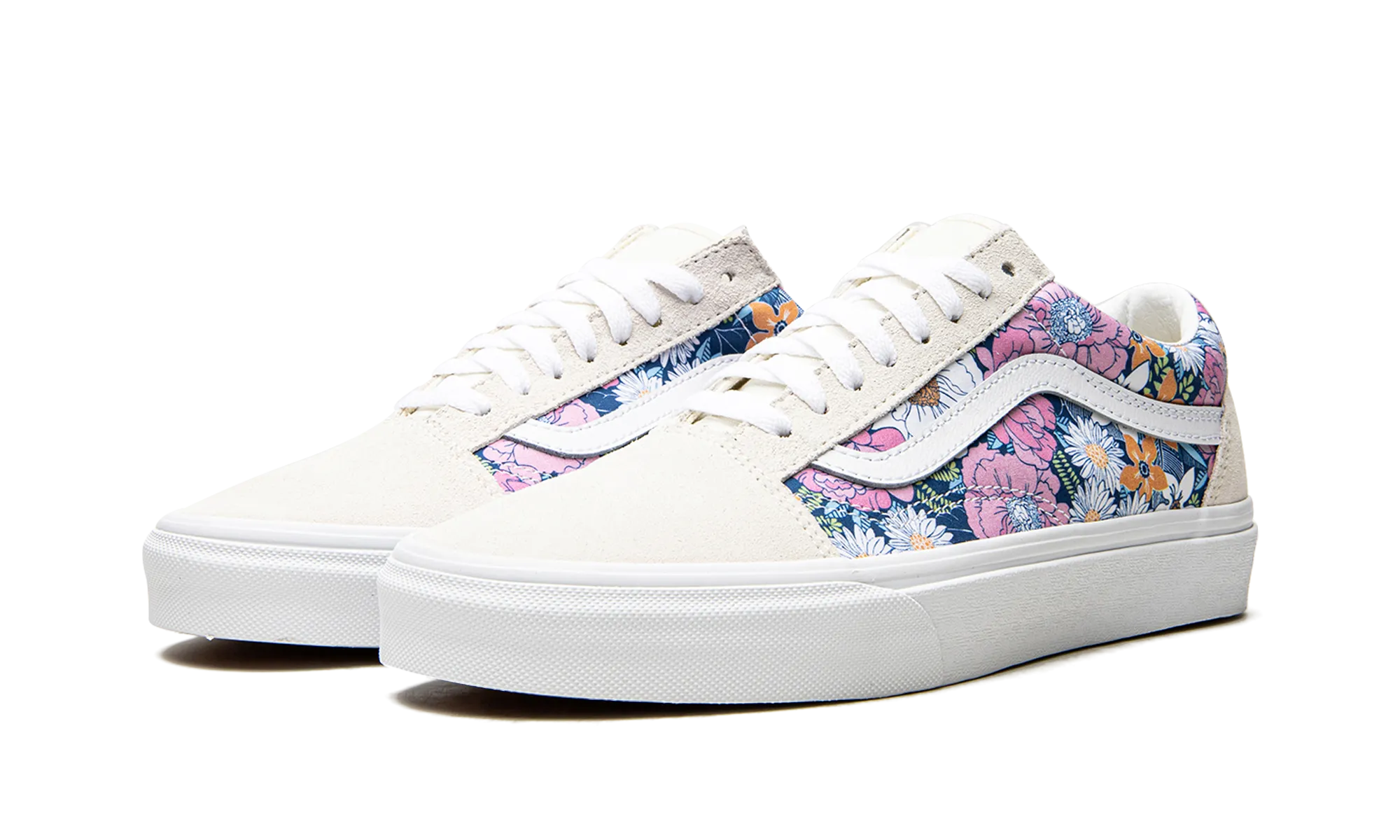 Durable Rubber Outsole Old Skool (Retro Floral)