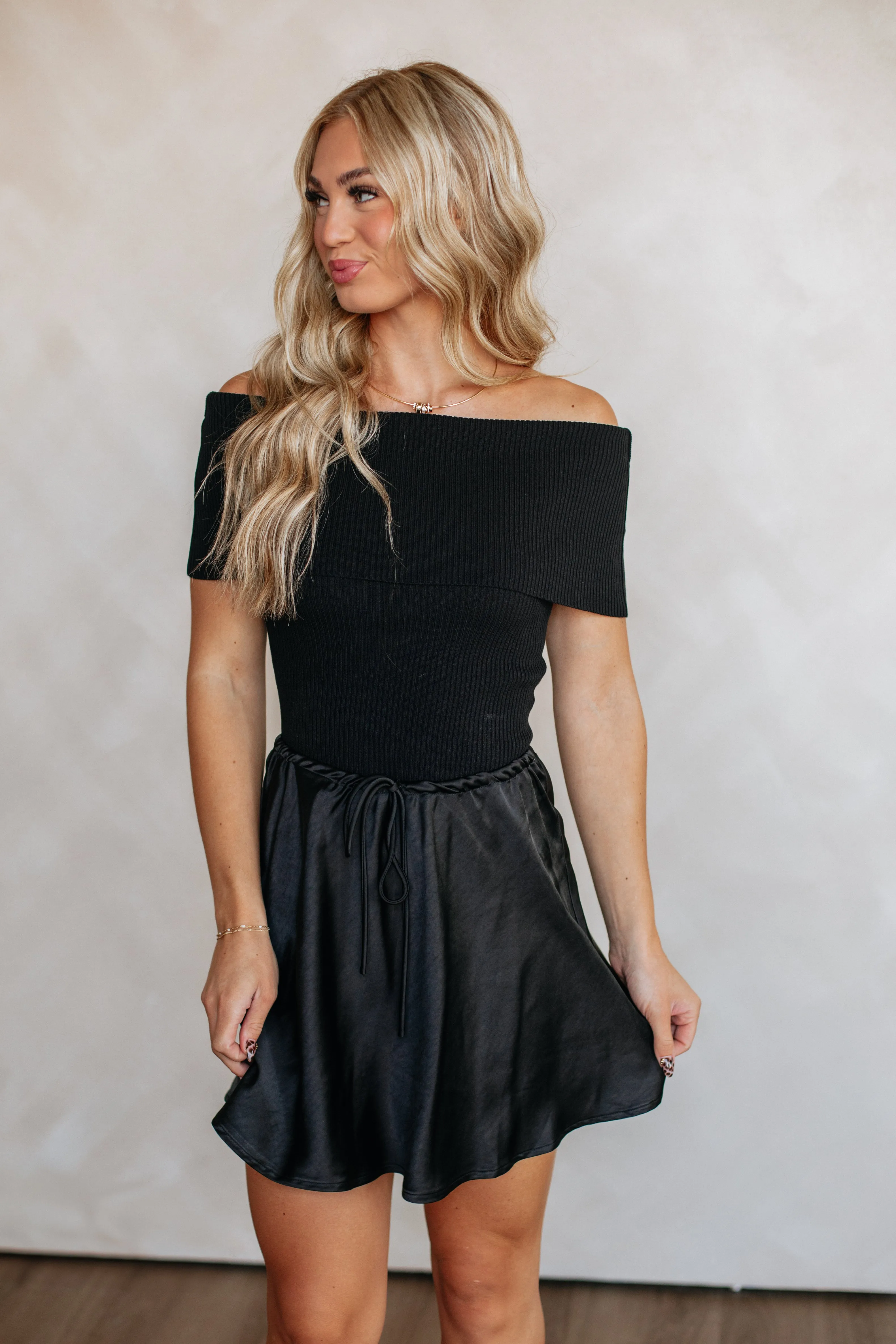 Affordable Fashion Just Say When Skirt - Black