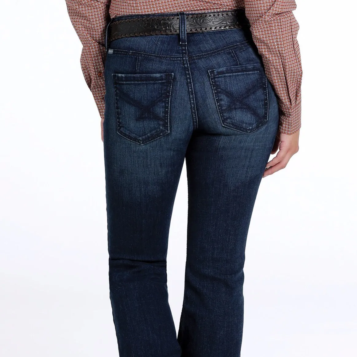 Unisex Fashion Base Layer Cinch Women's Lynden Slim Trouser in Moonlight Wash