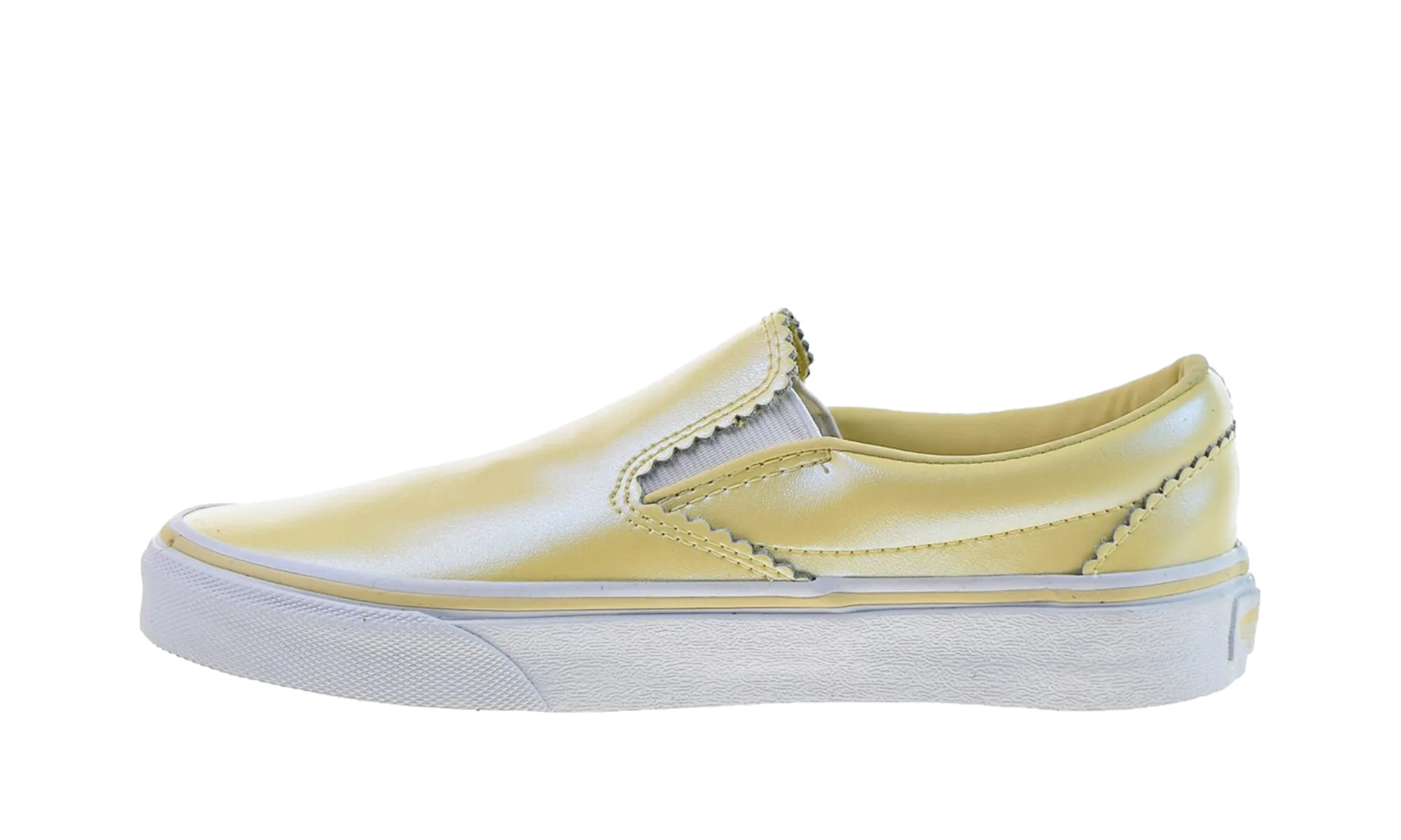 Classic Leather Slip-On "Pearl" "Gold-True White" Angel Glow