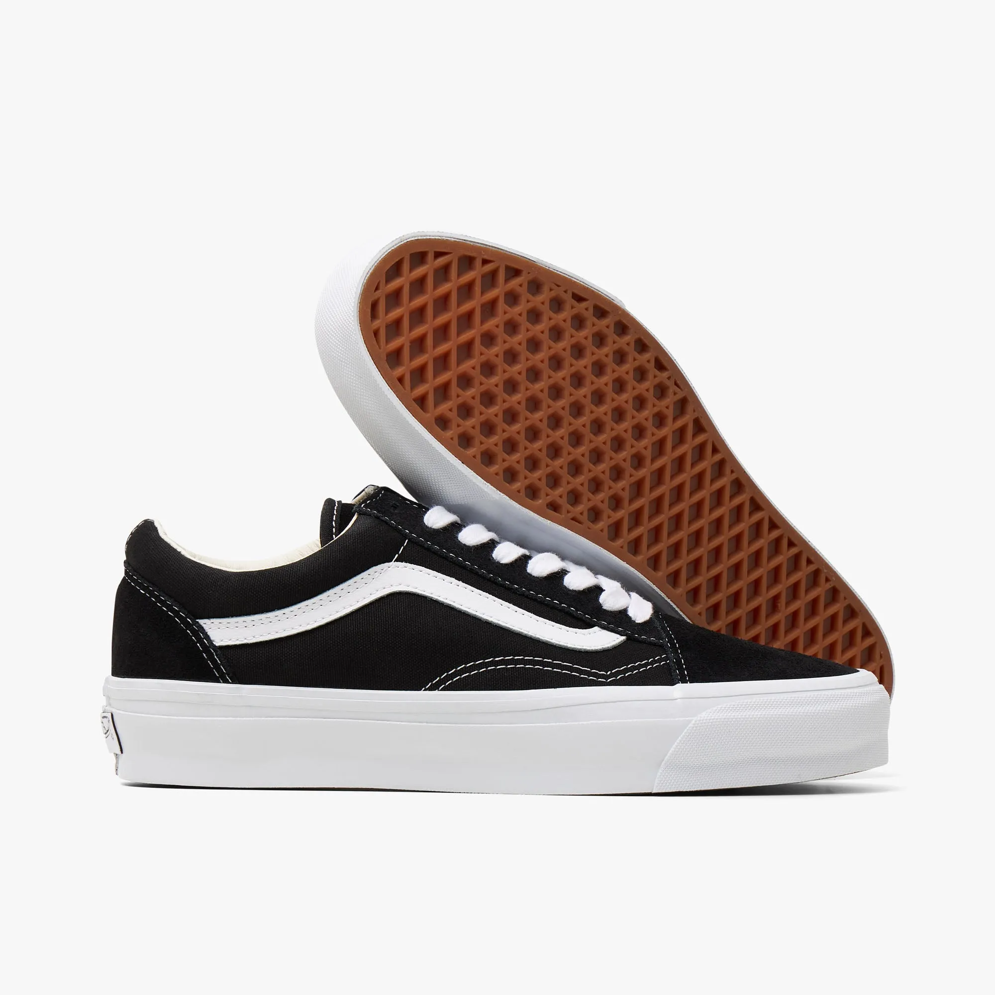 Vans Old Skool 36 LX Black / White Laidback Mood Scratch   Resistant