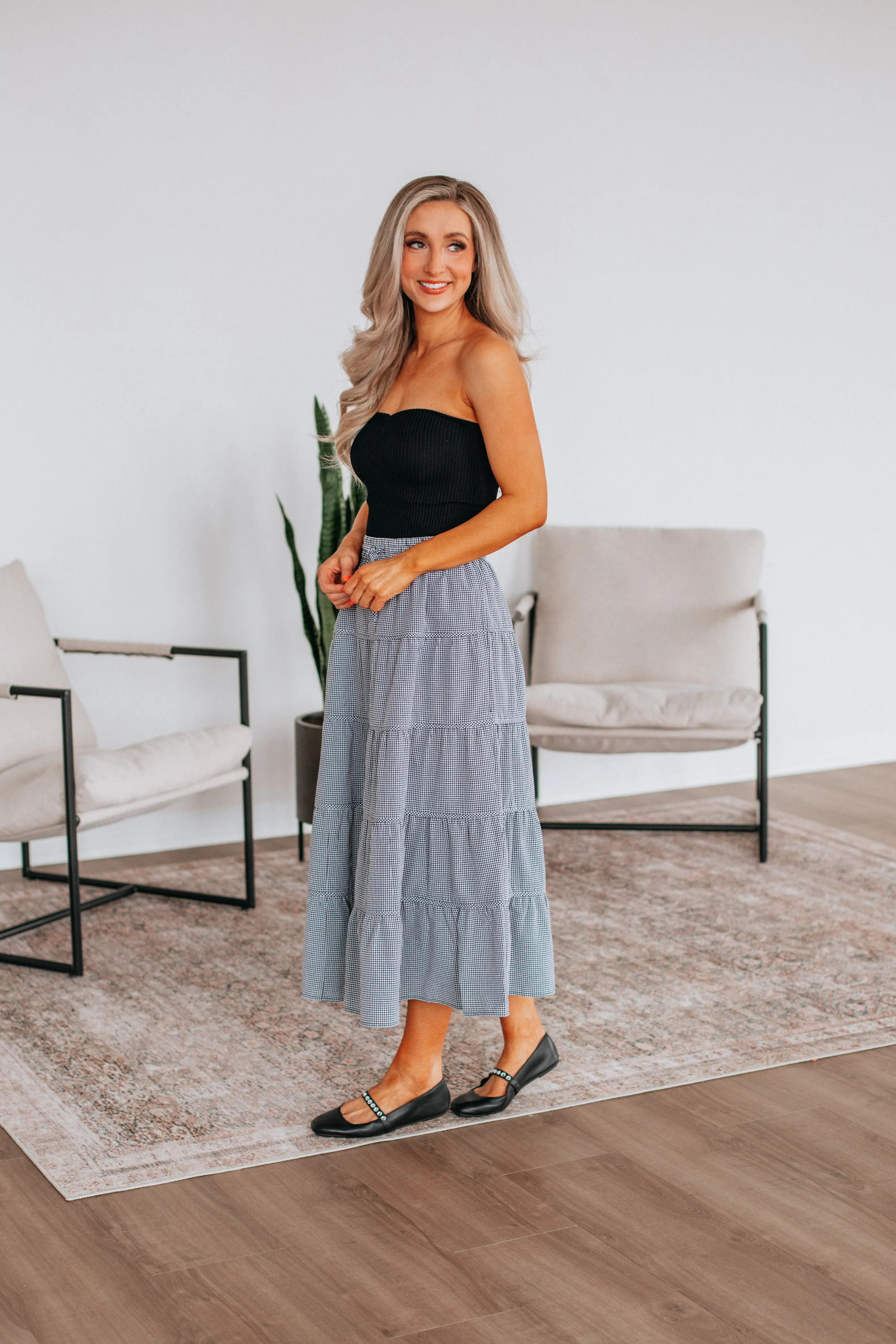 Vaya Tiered Skirt Low Rise