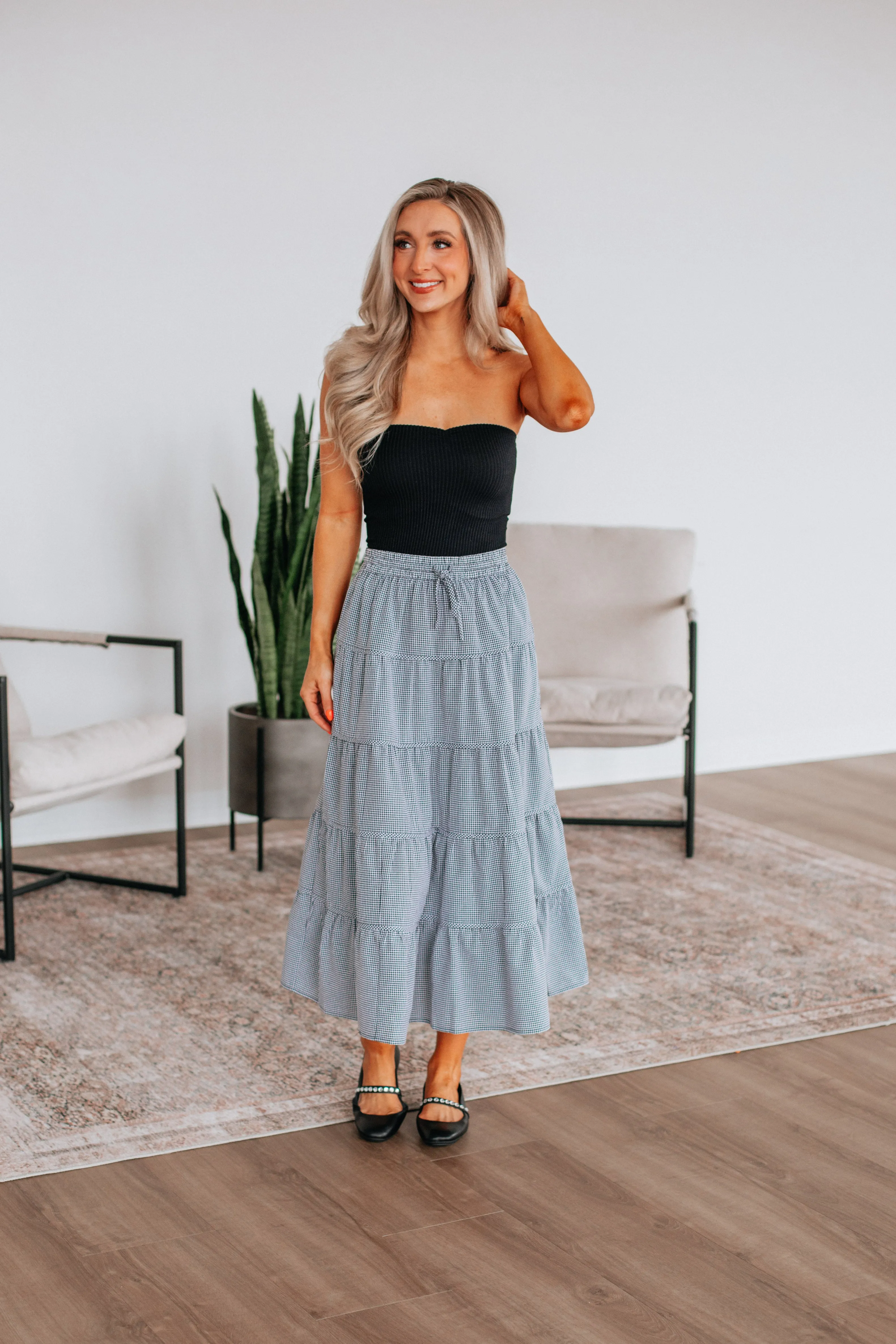 Vaya Tiered Skirt Sophisticated Casual