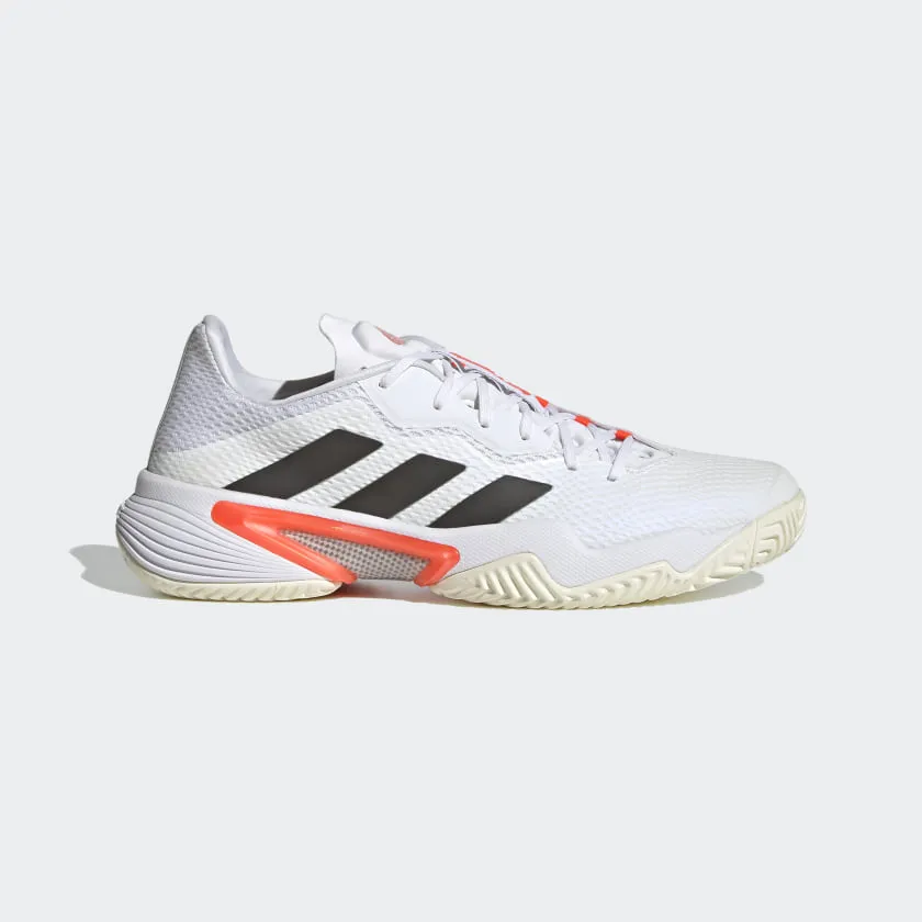 Cushioned Midsole adidas BARRICADE TOKYO Tennis Shoes | Cloud White | Men's