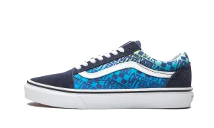 Beach Vibe Seamless Fit Running Errands Old Skool "Off the Wall Logos - Blue"