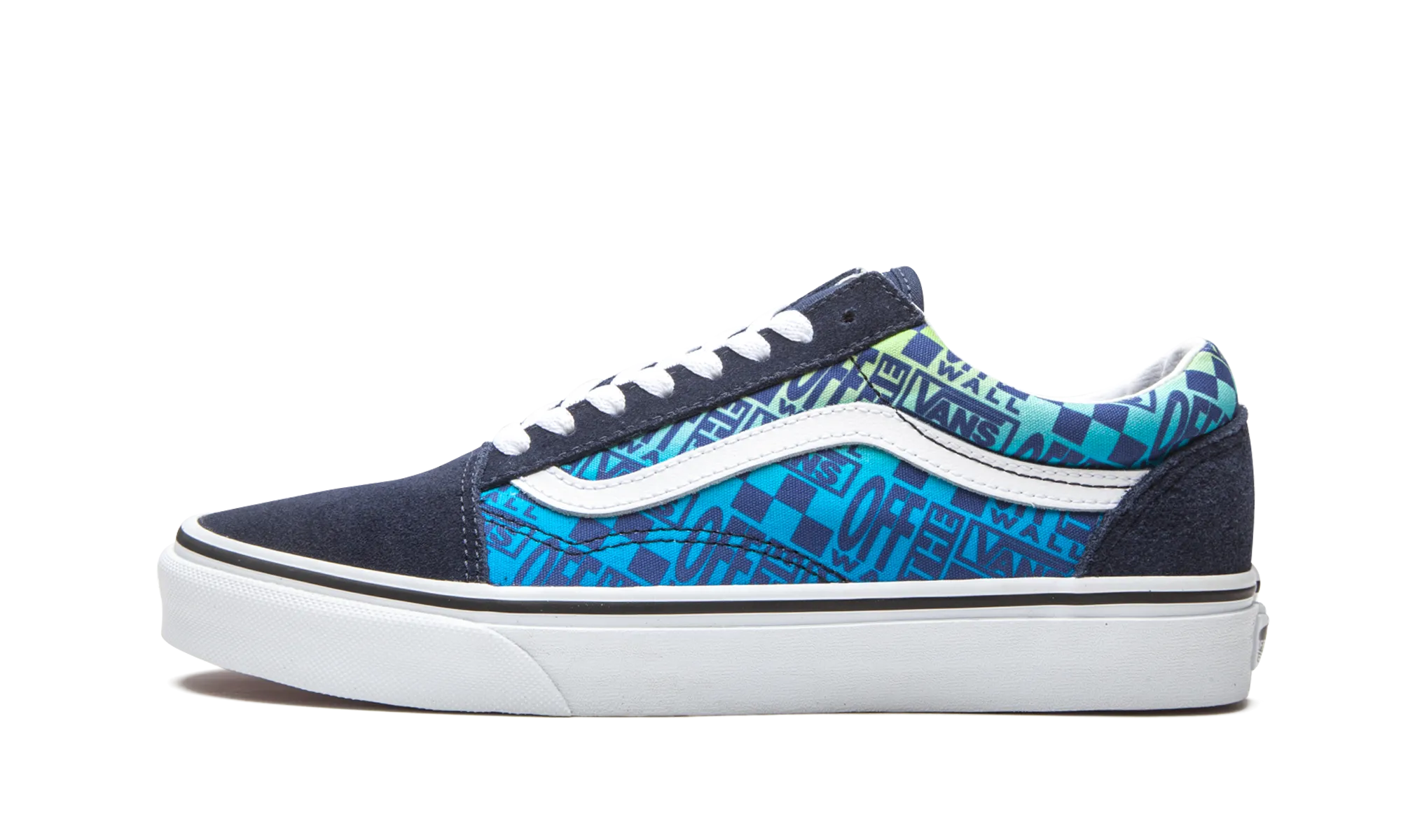 Beach Vibe Seamless Fit Running Errands Old Skool "Off the Wall Logos - Blue"