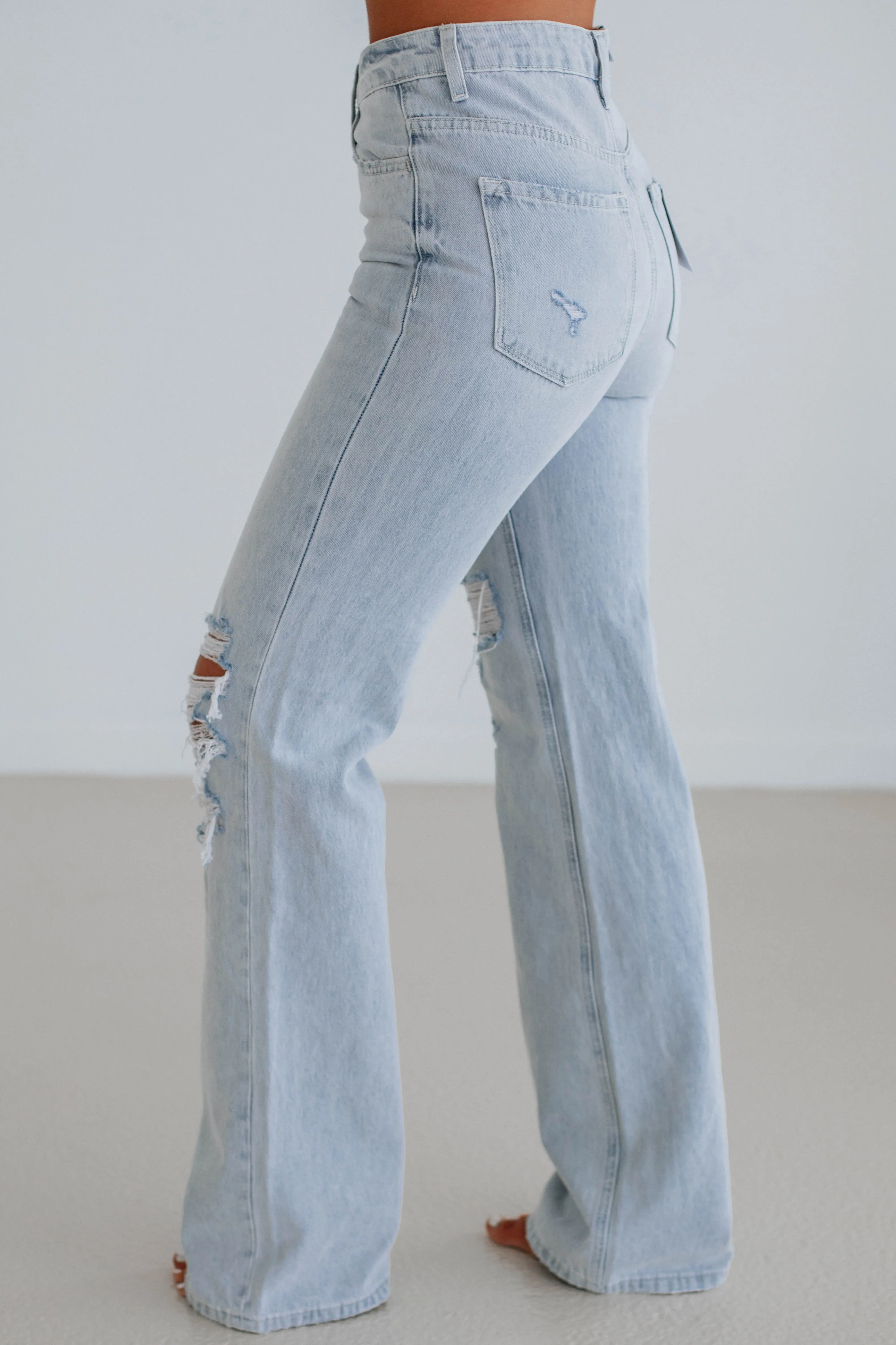 Spring Mood Trendy Holiday Vibes Date Night Lightweight Leslie Vervet Jeans - Reckless