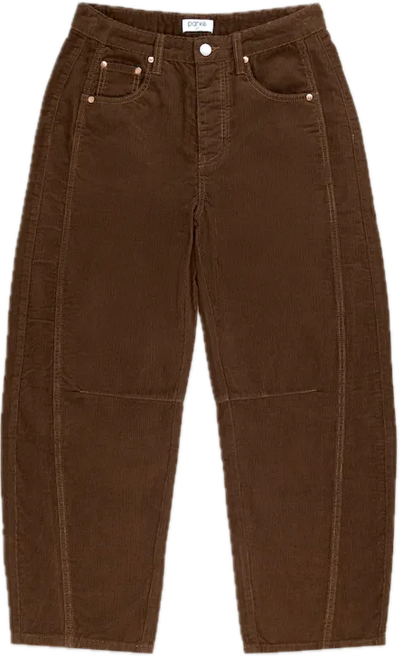 Casual Comfort Fit Corduroy Horseshoe Pants