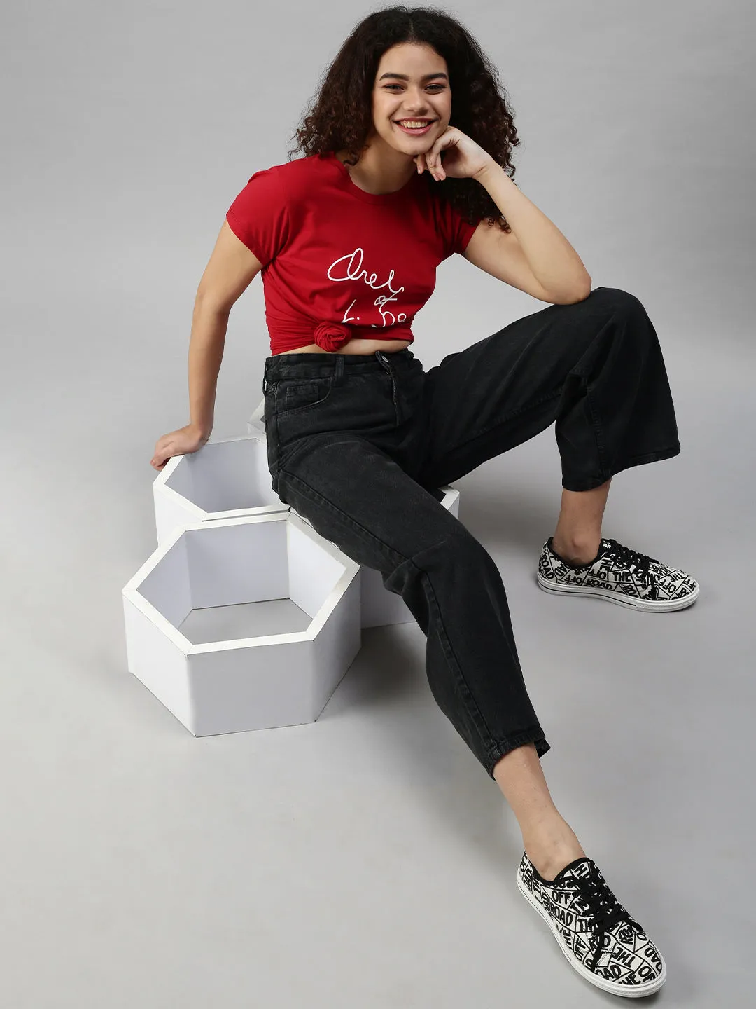 Sunny Vibes Teen Outfit Summer Vibes Loose Smooth Shopping Day Women's Black Wide Leg High-Rise Clean Look Jeans