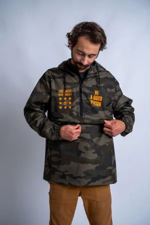 Signature Anorak - Camo/Hunter Orange low end Chill Style