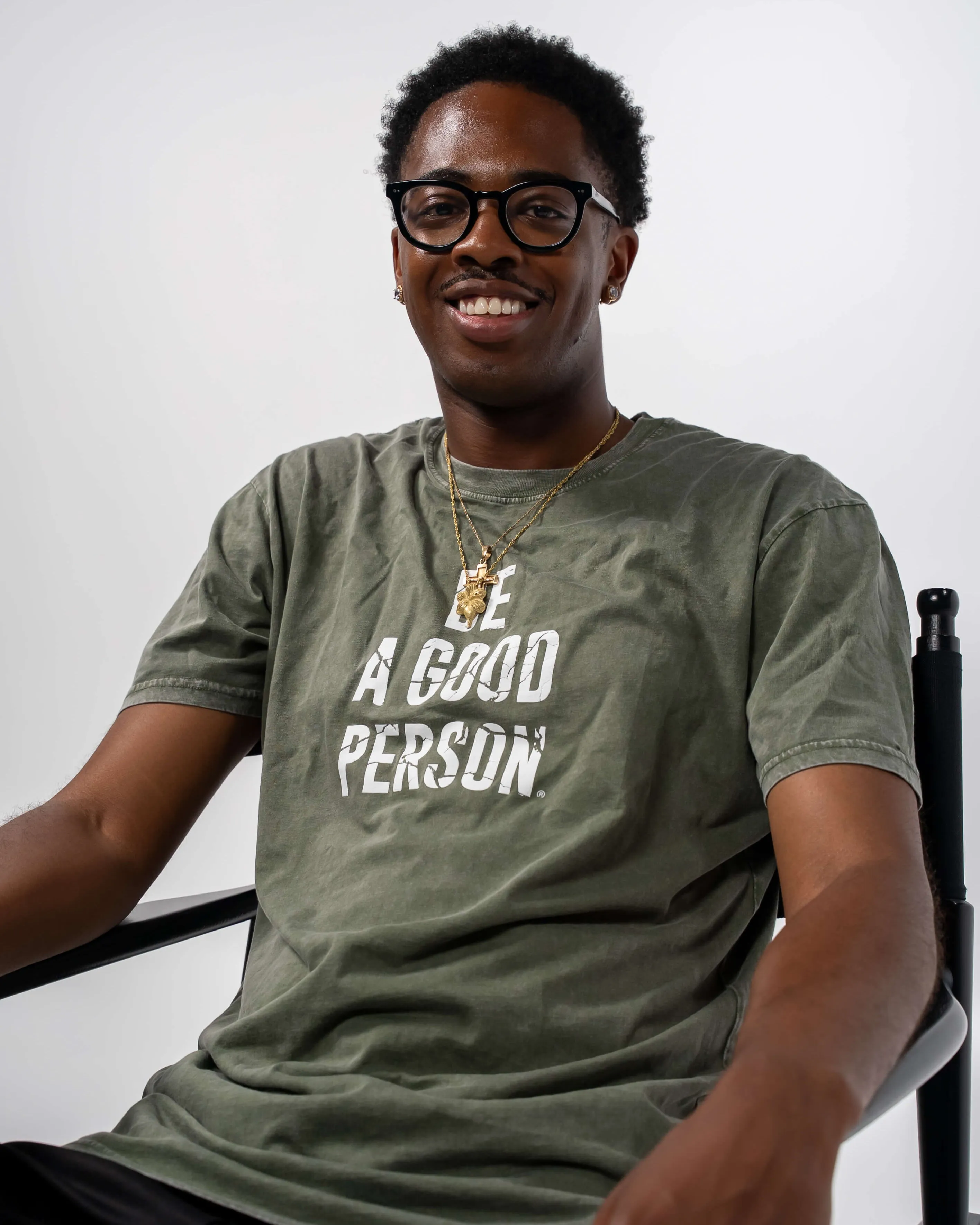 Vintage Relaxed T-Shirt - Moss Stone Wash Sporty Top