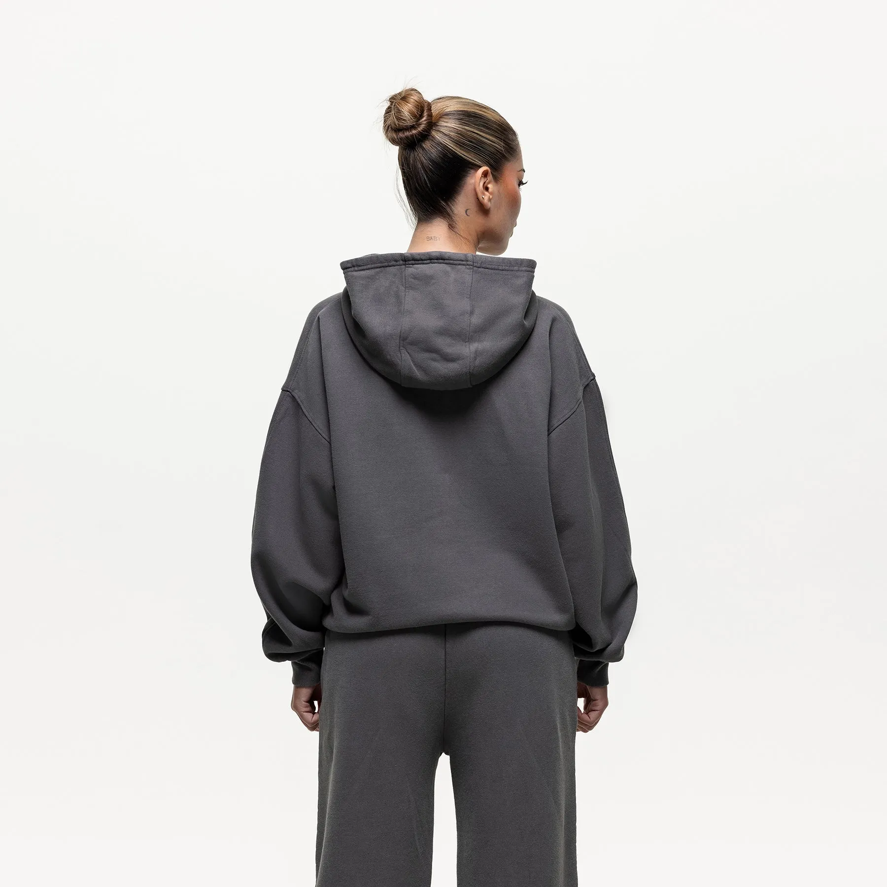 Vintage Washed Grey Hoodie product bag functionality Weekend Comfort