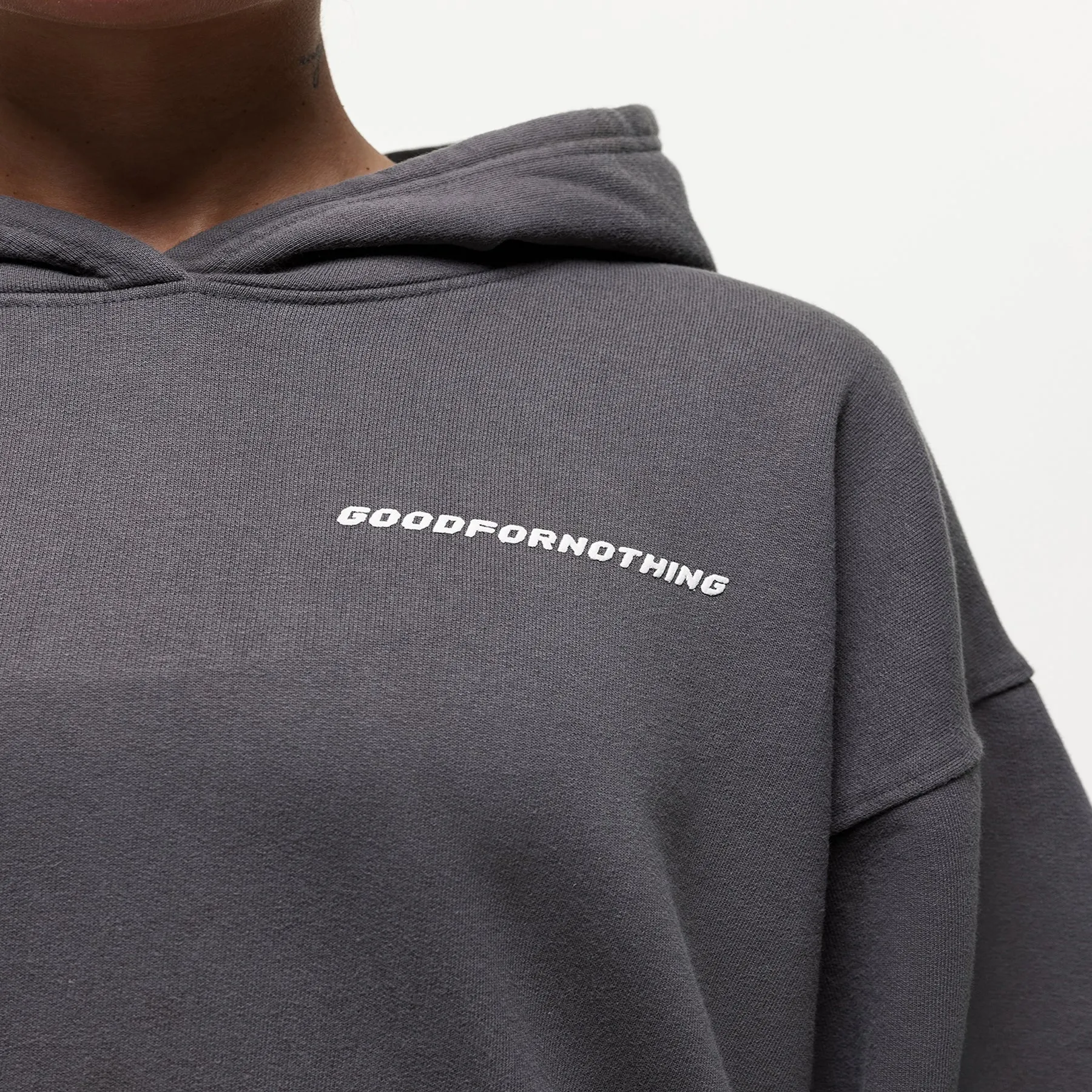 Warm Fashion Vintage Washed Grey Hoodie