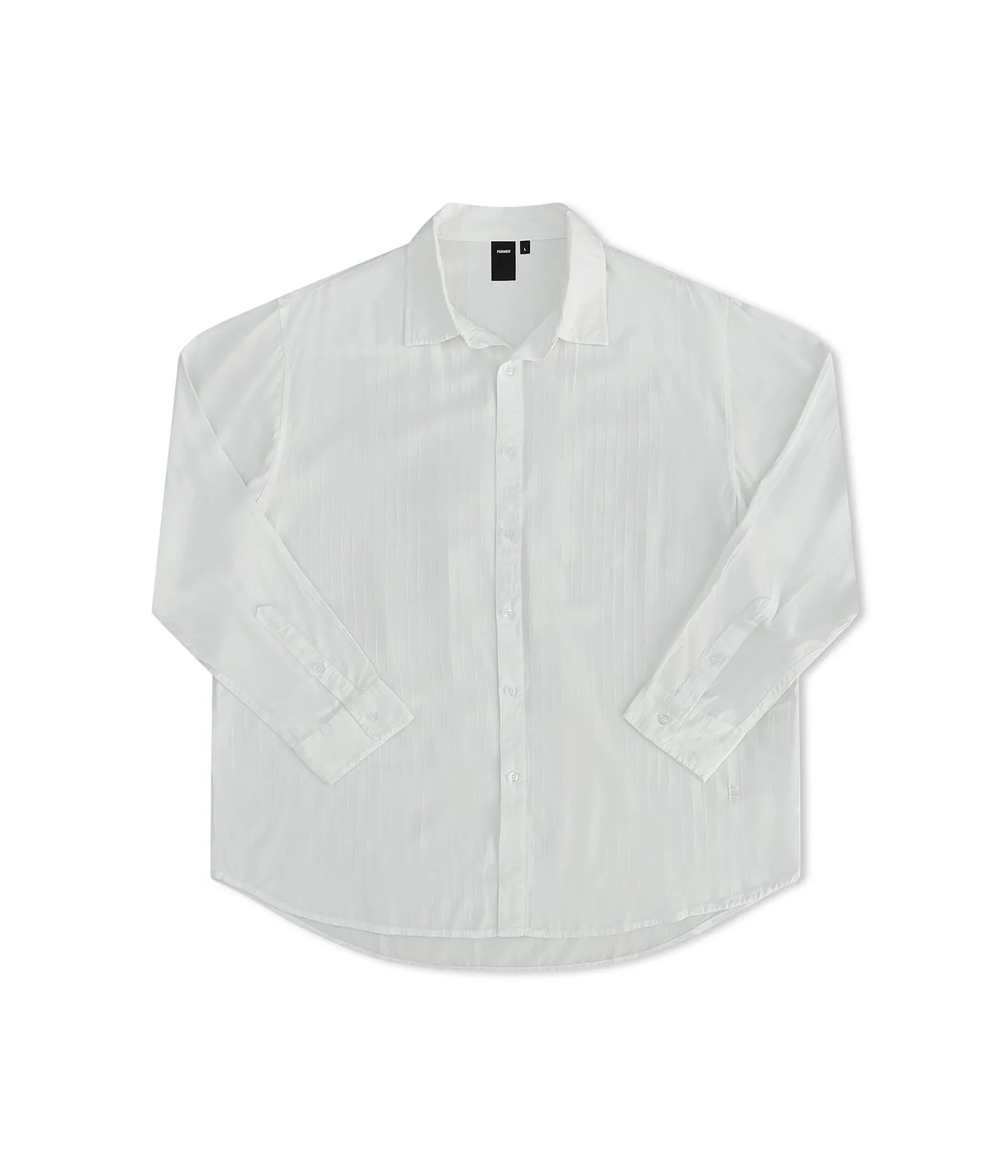 VIVIAN FUSE LS SHIRT // WHITE Lace trim Casual Active