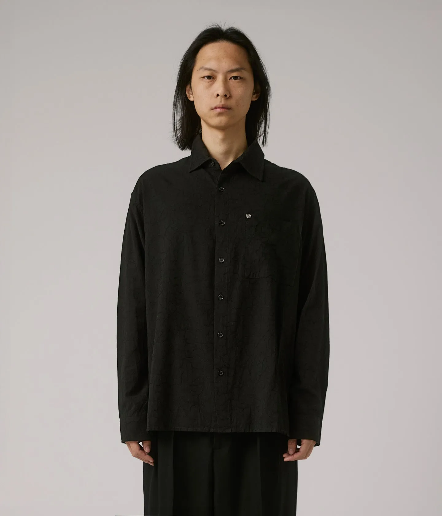 ComfortOptimizedConstruction VIVIAN LS SHIRT // BLACK