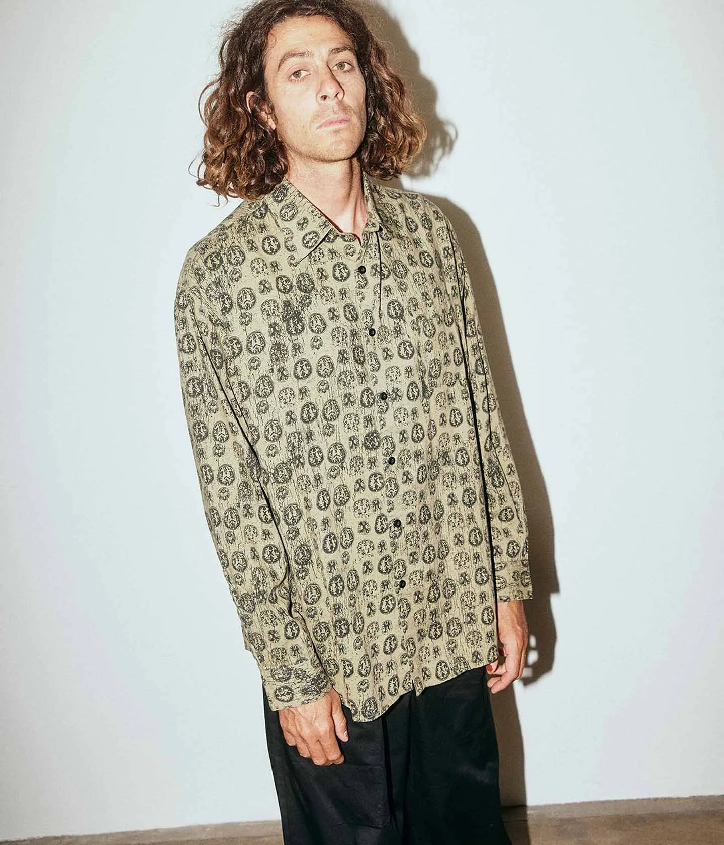 Quick Dry Wear VIVIAN RUMINATION LS SHIRT // SAGE