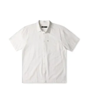 Colorfast Dye VIVIAN VINE SS SHIRT // WHITE