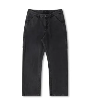TemperatureRegulation VT DISTEND DENIM CARPENTER PANT //  WASHED BLACK