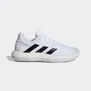 Reinforced toe adidas SoleMatch Control Tennis Shoes | White/Black | Men's