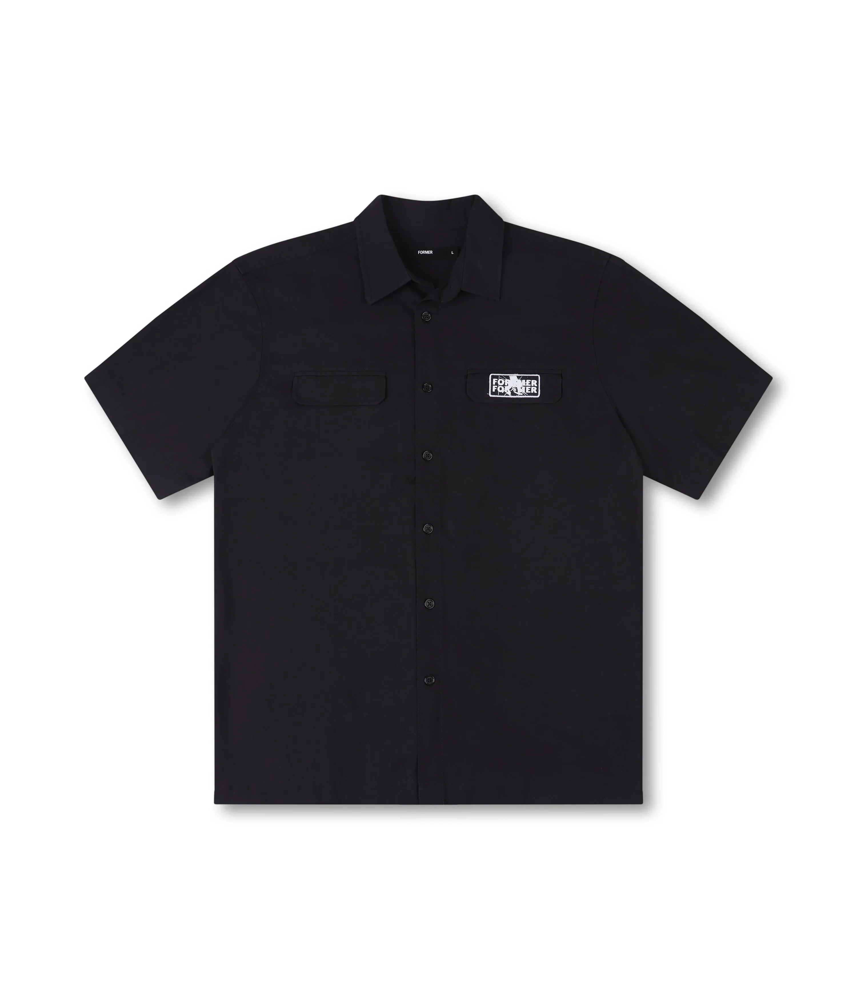 SPLINTER WORK SS SHIRT // BLACK ethical