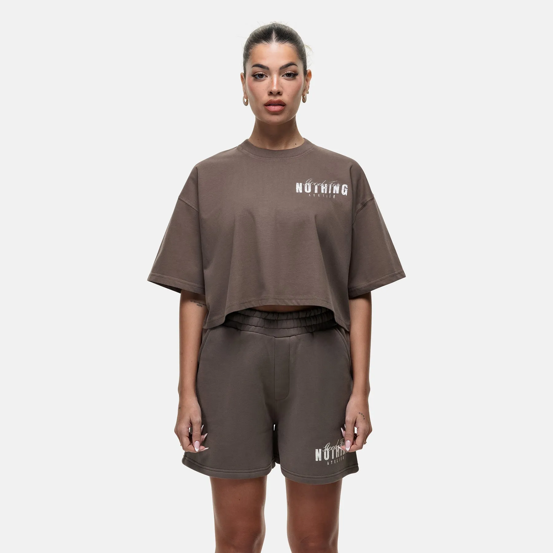 Perfect For Relaxing Washed Taupe Butterfly T-shirt