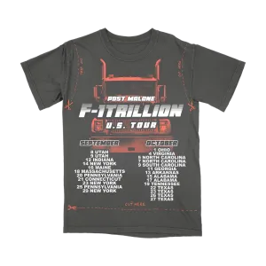 F-1 Trillion DIY Cut Out Tee Collared Organic Cotton Construction