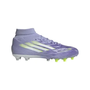 Adidas F50 Women's Sparkfusion League FG/AG Football Boots (Violet Tone/Lucid Lemon/Purple Rush) Thermally Bonded Seams gym workouts