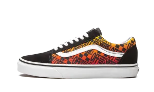 Old Skool "Off the Wall Logos - Orange" Light Step Thermoplastic Frame