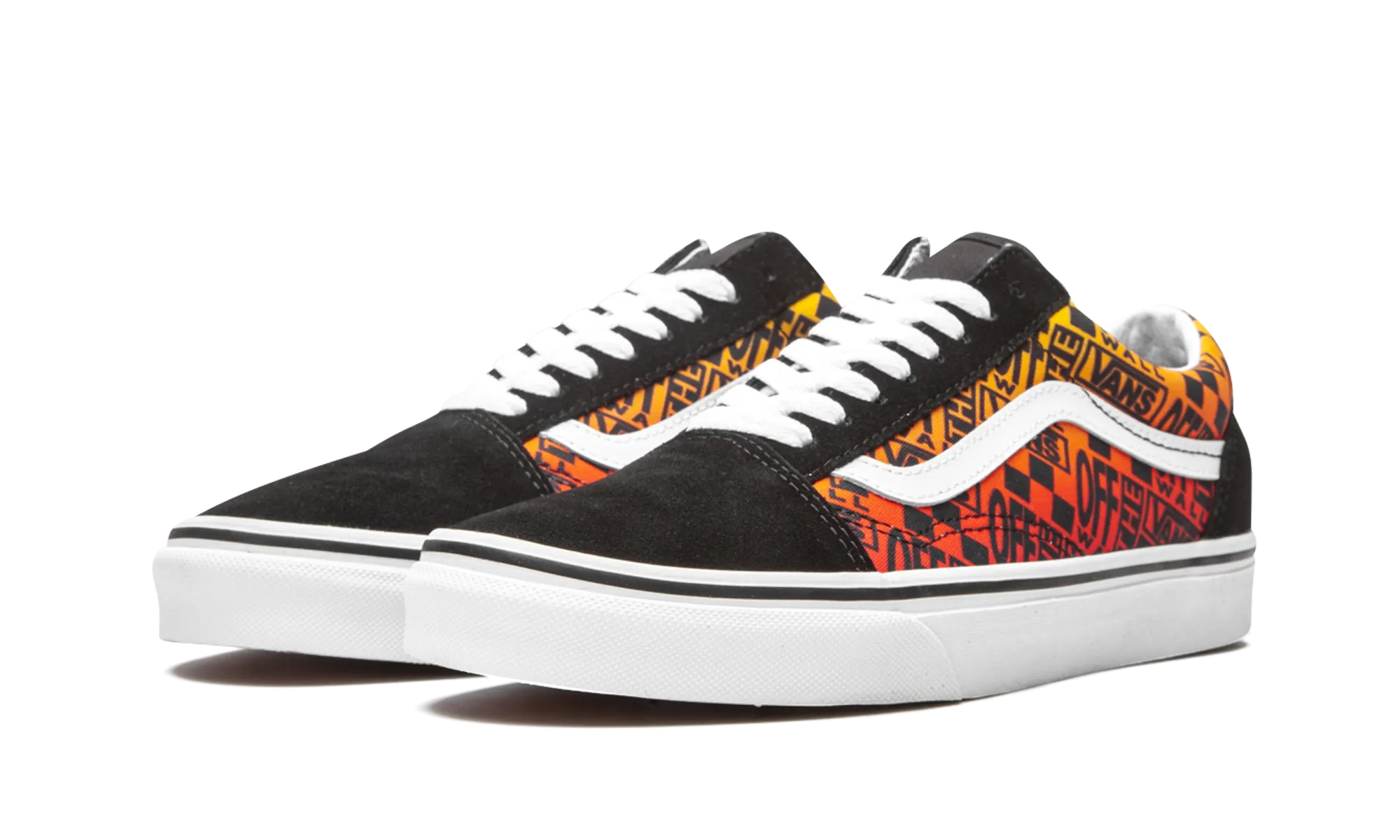 Old Skool "Off the Wall Logos - Orange" Foam Base Galaxy Tone