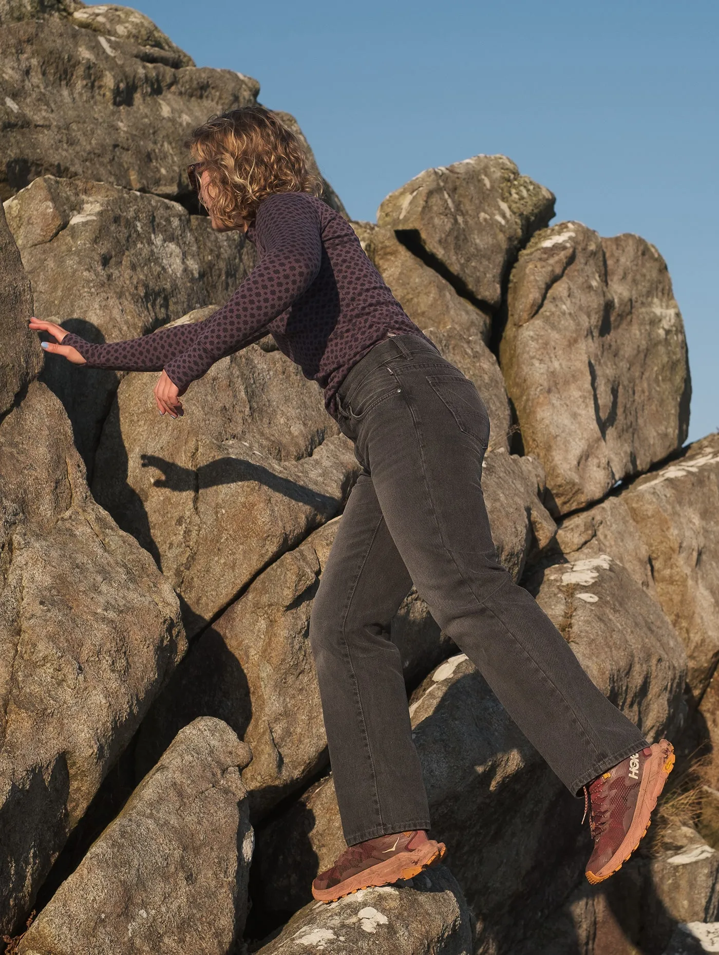 Women's Cei Organic Jean (Black Light Wash) Trend Setter Chill Outfit Student Outfit Street Smart