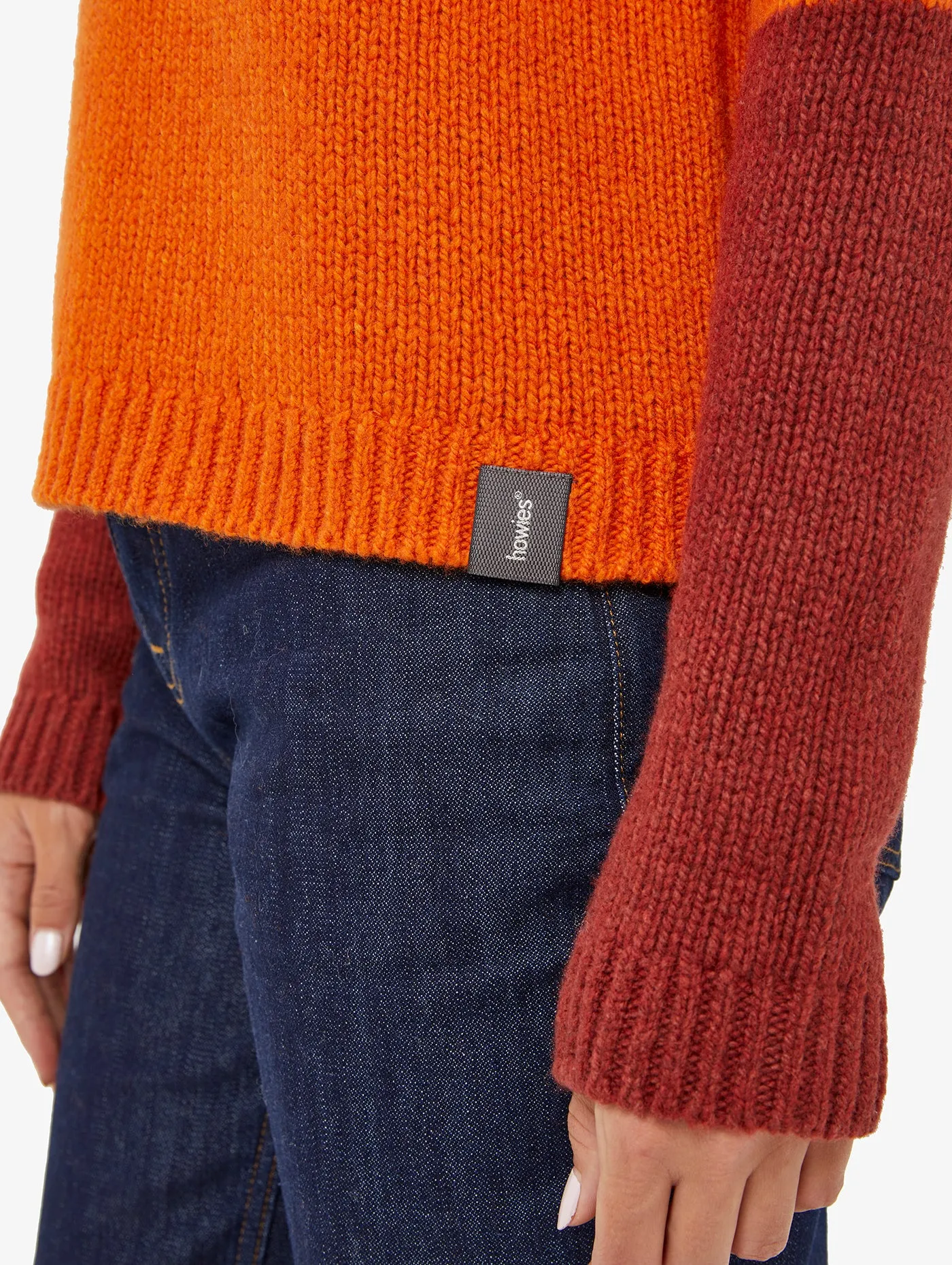 Comfy Layers Women's Mabli Knitted Crew Neck Sweater