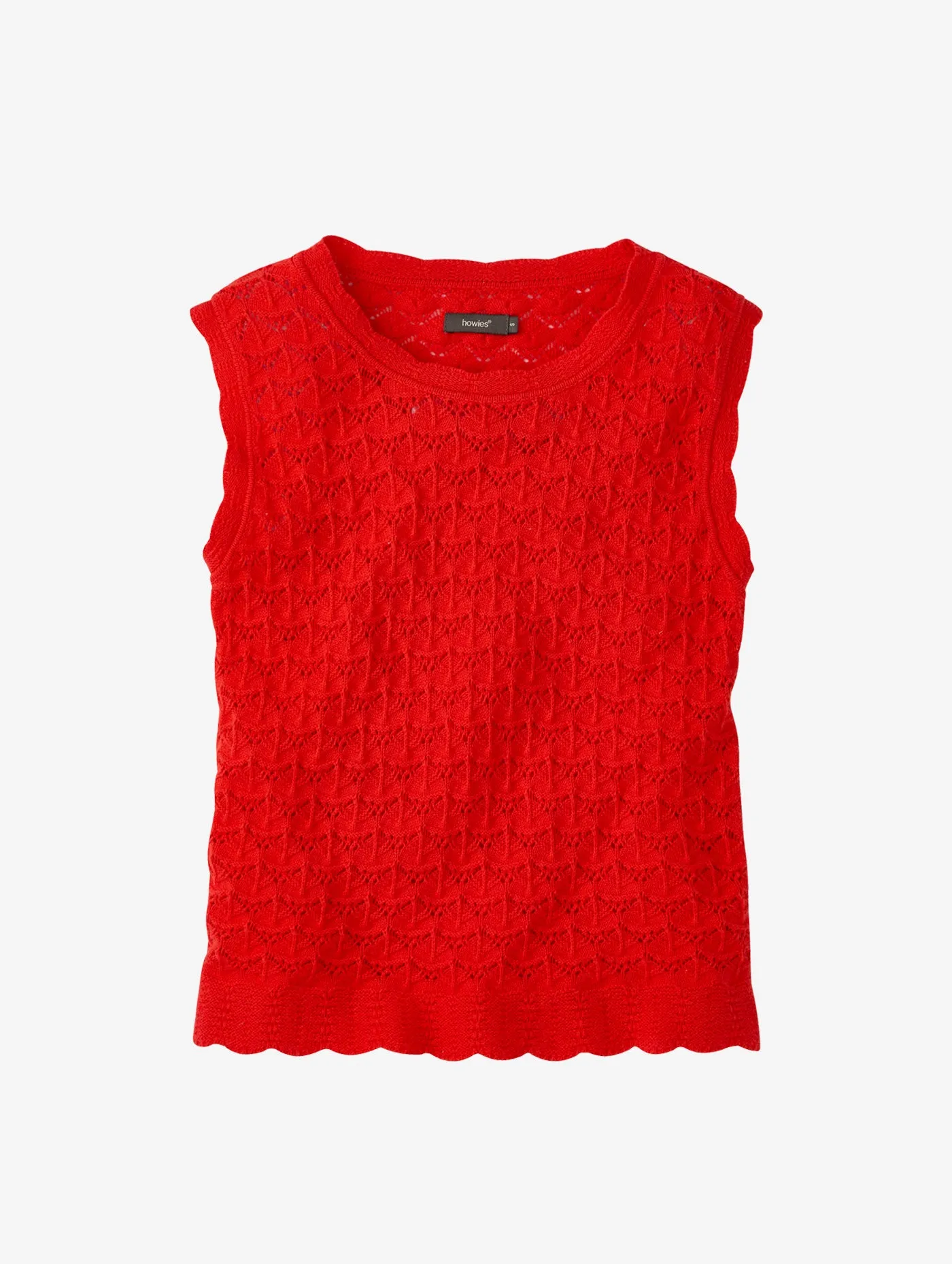 Women's Rosen Knitted Tank Top buckle accents Classic Active