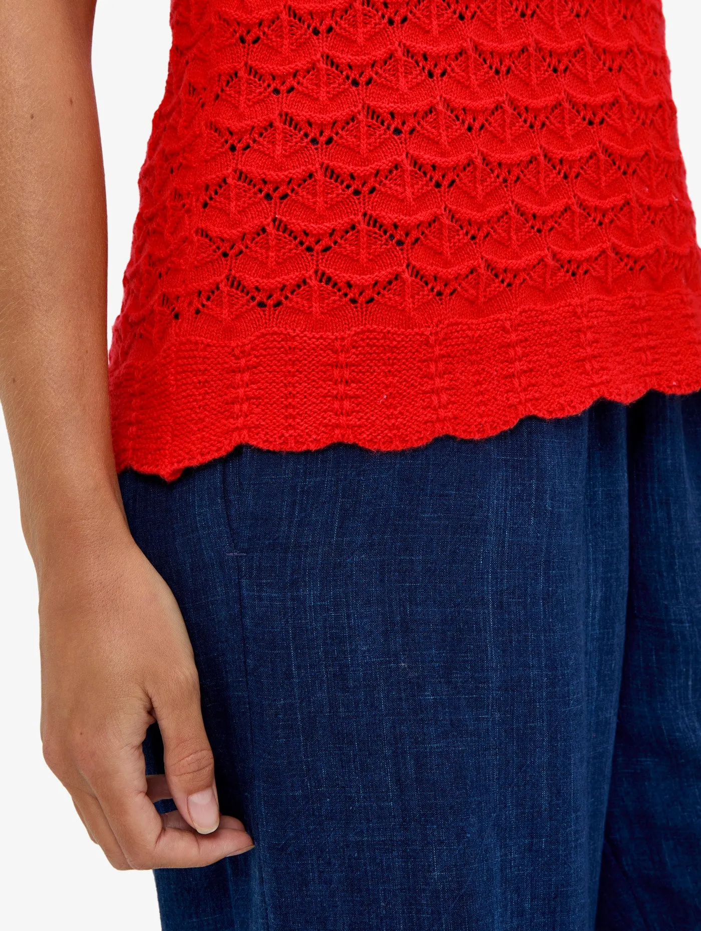 Women's Rosen Knitted Tank Top graffiti print casual party