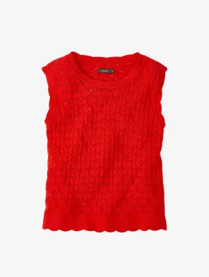 Women's Rosen Knitted Tank Top buckle accents Classic Active