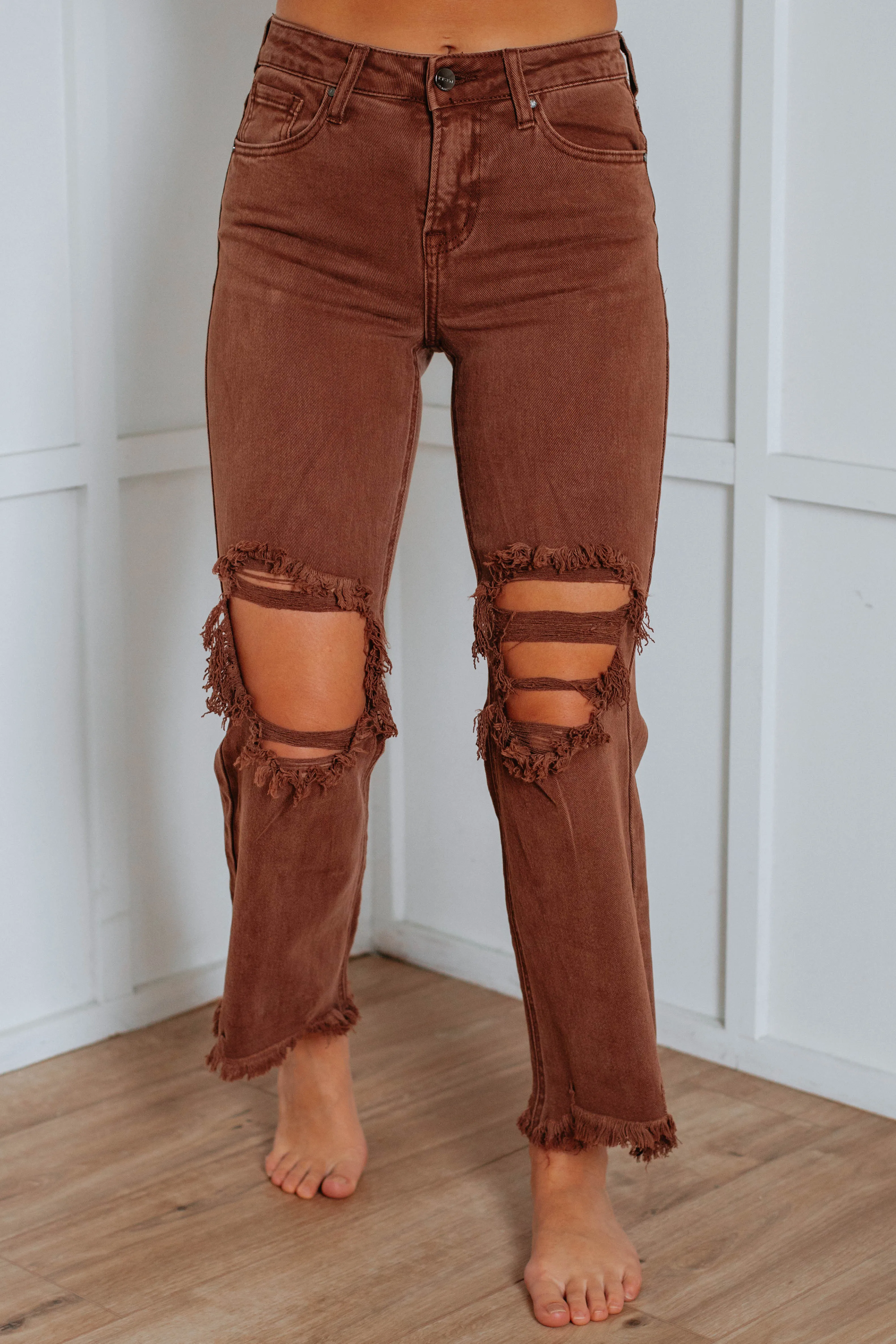 Willow Risen Jeans - Espresso Regular Look