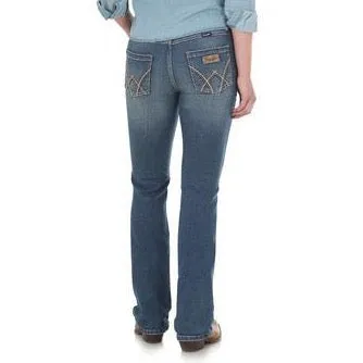 Wrangler Retro Women's Mae Boot Cut Jean In Deadwood Evening Stroll Urban Explorer