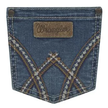 Universal Look slim fit Wrangler Retro Women's Mae Boot Cut Jean In Deadwood