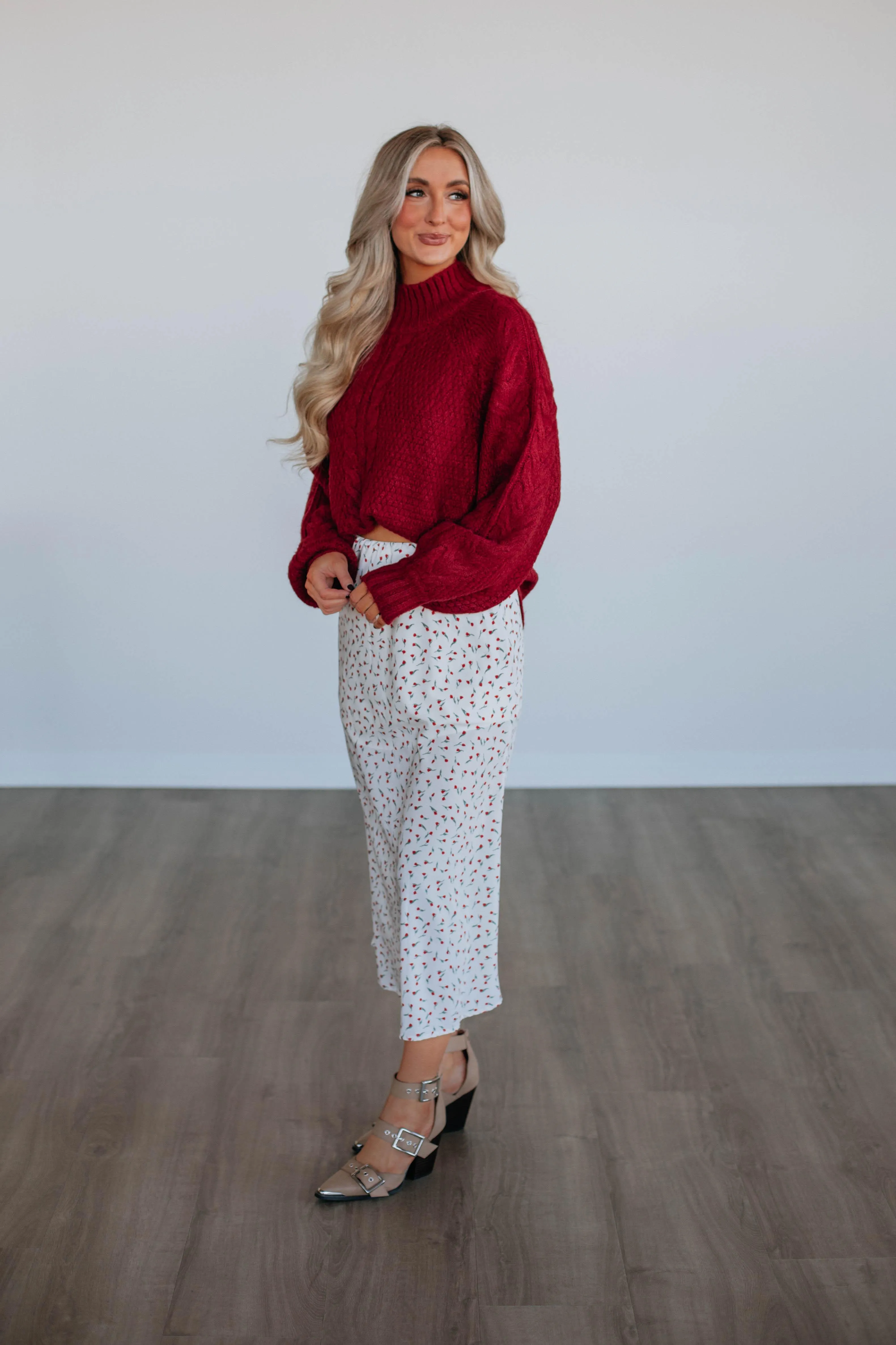 Fashion Pulse Casual Comfort Avianna Floral Skirt